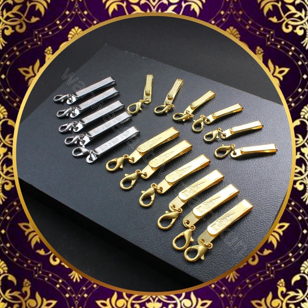 แหนบ ทอง เงิน ทองเหลืองแท้พร้อมก้ามปู