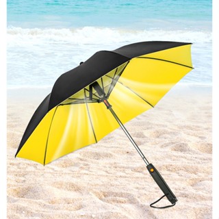 Creative Umbrella with Fan and Mist Spray Long Handle Sunny and Rainy UV-proof Umbrella for Men and Women