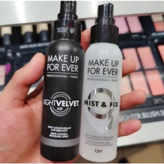 Makeupforever ชุดขวดสเปรย์แต่งหน้า ขวดสีดํา ขวดสีขาวลอย เหมือนฝัน รักษาความชุ่มชื้น ควบคุมความมัน 100 มล.