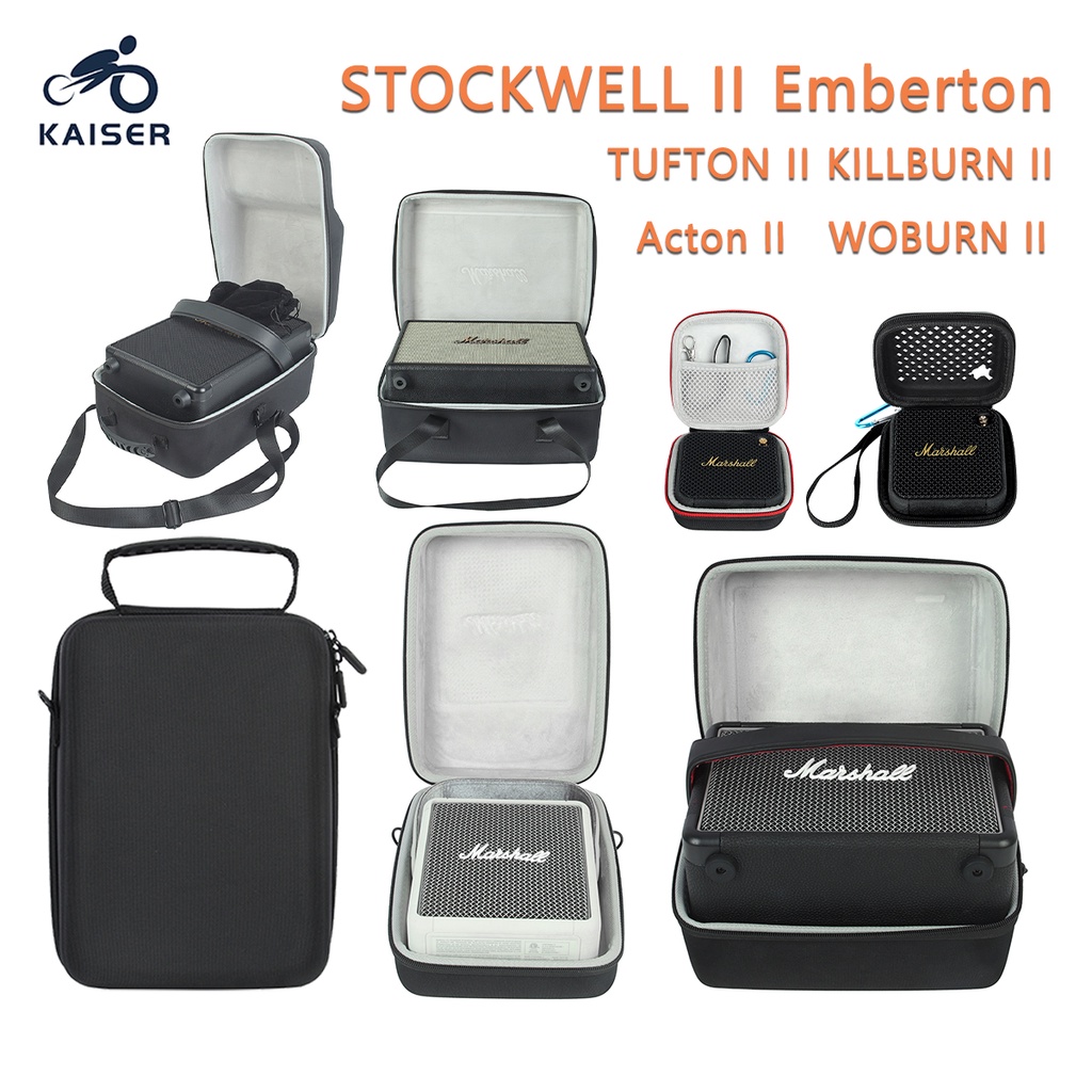KAISER ใส่ลําโพง Marshall WOBURN II Acton II Emberton STOCKWELL KILLBURN II ขนาดพกพา กล่องเก็บลำโพงพ