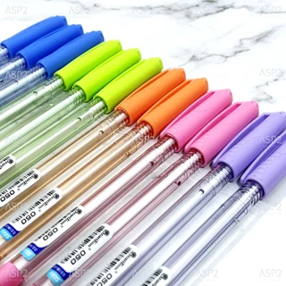 [12 ด้าม / กระปุก 50 ด้าม] ปากกาลูกลื่น 0.5 มม. ควอนตั้ม Quantum Skate 050 หมึกสีน้ำเงิน