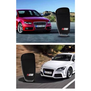 For Audi folding key shell A3 to S3 key shell A6 to S6 key Q3 A6L TT Q7 R8 modified RS key shell back cover