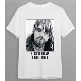 เสื้อยืด Kurt Cobain เสื้อยืดวงดนตรี เสื้อวง Kurt Cobain