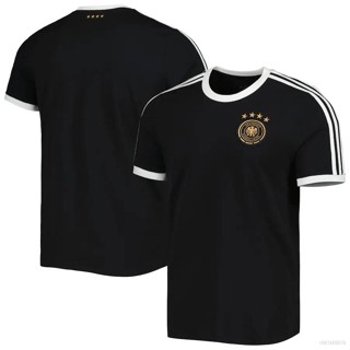 เสื้อกีฬาแขนสั้น ขนาดใหญ่ ให้ความอบอุ่น ลายทีมชาติฟุตบอล World Cup Germany เข้ากับทุกการแต่งกาย สําหรับผู้ชาย