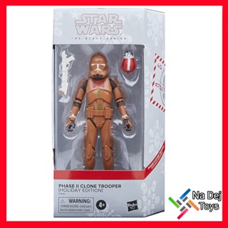 Phase 2 Clone Trooper Holiday Edition Star Wars Black Series 6" figure โคลนทรูเปอร์ (คริสต์มาส) สตาร์วอร์ส 6 นิ้ว