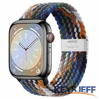 สายนาฬิกาข้อมือไนล่อนถัก แบบเปลี่ยน สําหรับ Apple Watch Series 8 Ultra 49 มม. 45 มม. 41 มม. iWatch Straps 7 SE 6 5 4