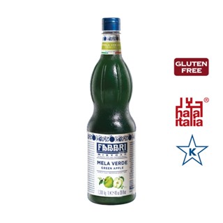 น้ำเชื่อม Fabbri Mixybar Green Apple Syrup 1000ml รสแอปเปิ้ลเขียว