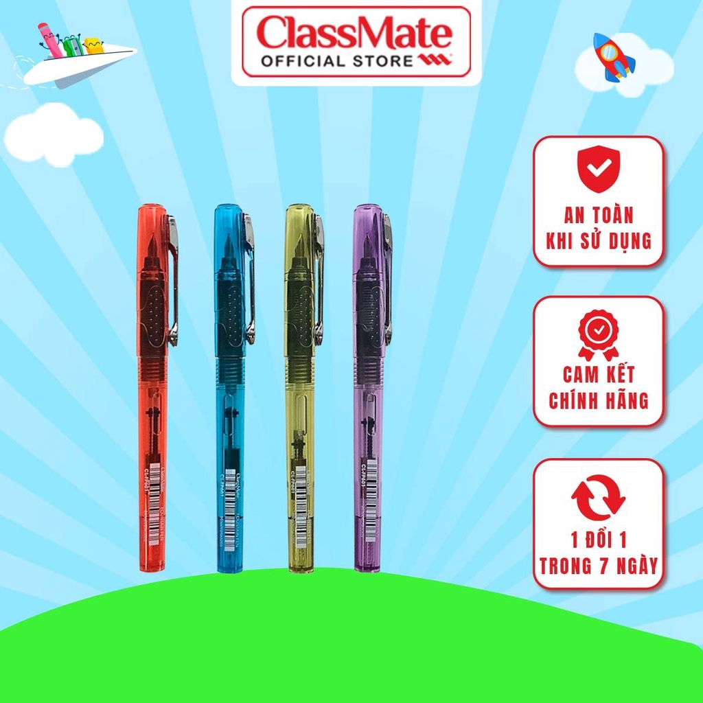 Hai Ha Classmated ปากกาหมึกซึมปลายปากกาเรียบ CL-FP601