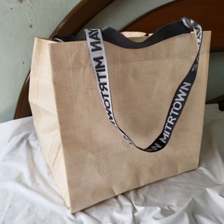 กระเป๋า Shopping tote bag กระเป๋ากระสอบ ผ้าหน้ามาก