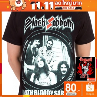 เสื้อวง Black Sabbath เสื้อยืดลาย แบล็กแซ็บบาธ เสื้อร็อค เสื้อทัวร์ เสื้อวินเทจ RCM881