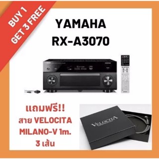 Yamaha RX-A3070 9.2 Channel AVENTAGE Network AV Receiver แถมสาย HDMI VELOCITA MILANO-V 1m. 3 เส้น