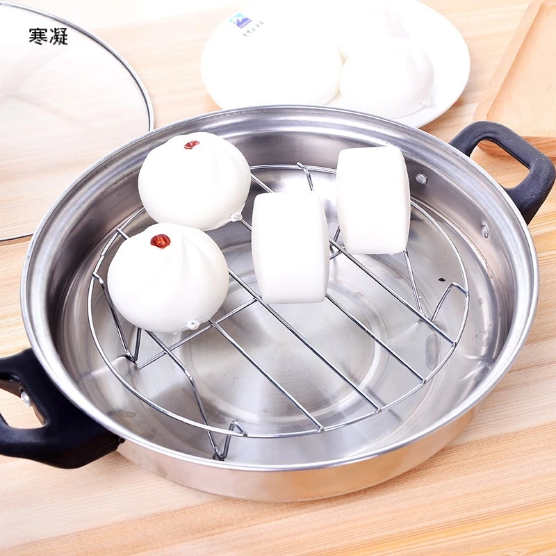 ตะแกรงรองหม้อ ตะแกรงหม้อทอดไร้น้ำมัน ที่รองหม้อ ที่รองกันความร้อน ที่รองหม้อข้าว สแตนเลส KN-E011 thumbnail 4