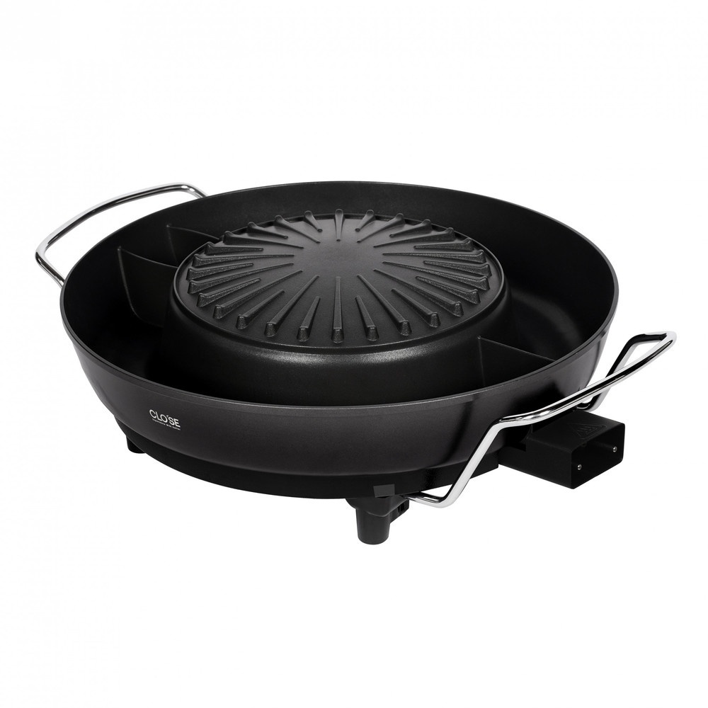 GlobalHouse Close เตาบาร์บิคิว 2IN1 2000w รุ่น OT-BS03 สีดำ สินค้าของแท้คุณภาพดี