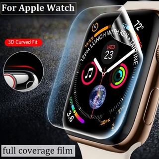 ฟิล์มไฮโดรเจลกันรอยหน้าจอ สําหรับ Apple Watch 7 6 se 5 4 3 2 1 41 มม. 45 มม. 40 มม. 44 มม. 38 มม. 42 ม.