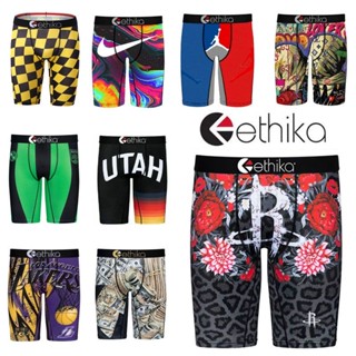 Ethika&amp;nba กางเกงกีฬา กางเกงขาสั้น ระบายอากาศ แห้งเร็ว พลัสไซซ์ สไตล์ฮิปฮอป ใส่เล่นบาสเก็ตบอล ขี่จักรยาน เล่นเซิร์ฟ ชายหาด แฟชั่น US