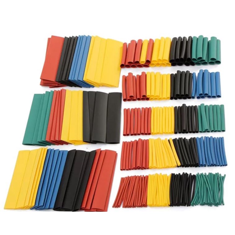 ท่อหด 164 ชิ้น Heat Shrink Tubing Insulated Shrinkable Tube Wire Cable Sleeve Kit