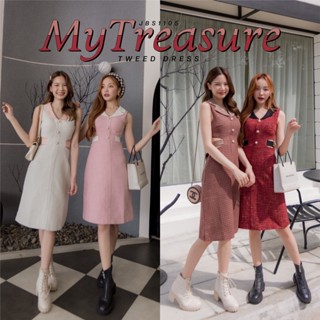 #JBS1105 Mytreasure Tweed Dress