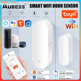 Tuya เซนเซอร์ตรวจจับแม่เหล็ก อัจฉริยะ WiFi สําหรับติดประตู หน้าต่าง