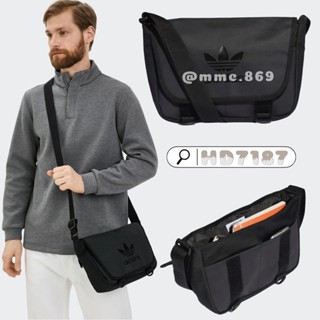 ส่งฟรี HD7187 Originals Adicolor Archive Messenger Bag Small Bag สะพายข้างชาย 💯 Factory Outlet 100%