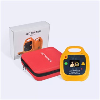 พร้อมส่งAED trainer เครื่องกระตุ้นหัวใจด้วยไฟฟ้าแบบอัตโนมัติ AED เครื่องฝึกสอน เครื่องจำลองการปฐมพยาบาลเบื้องต้นเสียงไทย