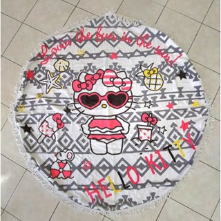 Hello Kitty ผ้าขนหนู ทรงกลม 140 ซม.