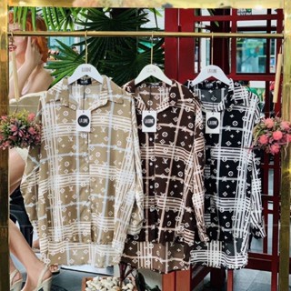 【180】𝐋𝐀𝐋𝐔𝐍𝐄 Shirt เสื้อเชิ้ต ผ้าคอตตอน งานพิมพ์ลายพิเศษด้วยระบบดิจิตอล ลายสวย ทรงเป๊ะ สีแมทง่าย ใส่ลุคสวยหรู ดูแพง