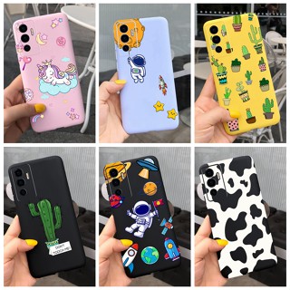 เคสโทรศัพท์มือถือ ซิลิโคนนิ่ม TPU ลายการ์ตูนนักบินอวกาศ กระบองเพชรน่ารัก สําหรับ Vivo V23e V23 V23Pro V23e V 23 Pro 4G 5G