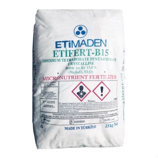 ผงจุลธาตุโบรอน 15% ETIFERT-B15 25 กิโลกรัม ปุ๋ยโบรอน ETIFERT