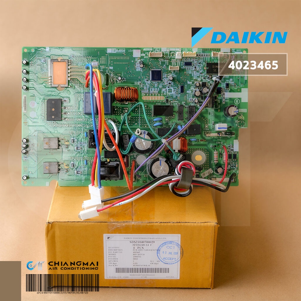 4023465 แผงวงจรแอร์ Daikin แผงบอร์ดแอร์ไดกิ้น แผงบอร์ดคอยล์ร้อน รุ่น RKC28TV2S อะไหล่แอร์ ของแท้เบิกศูนย์