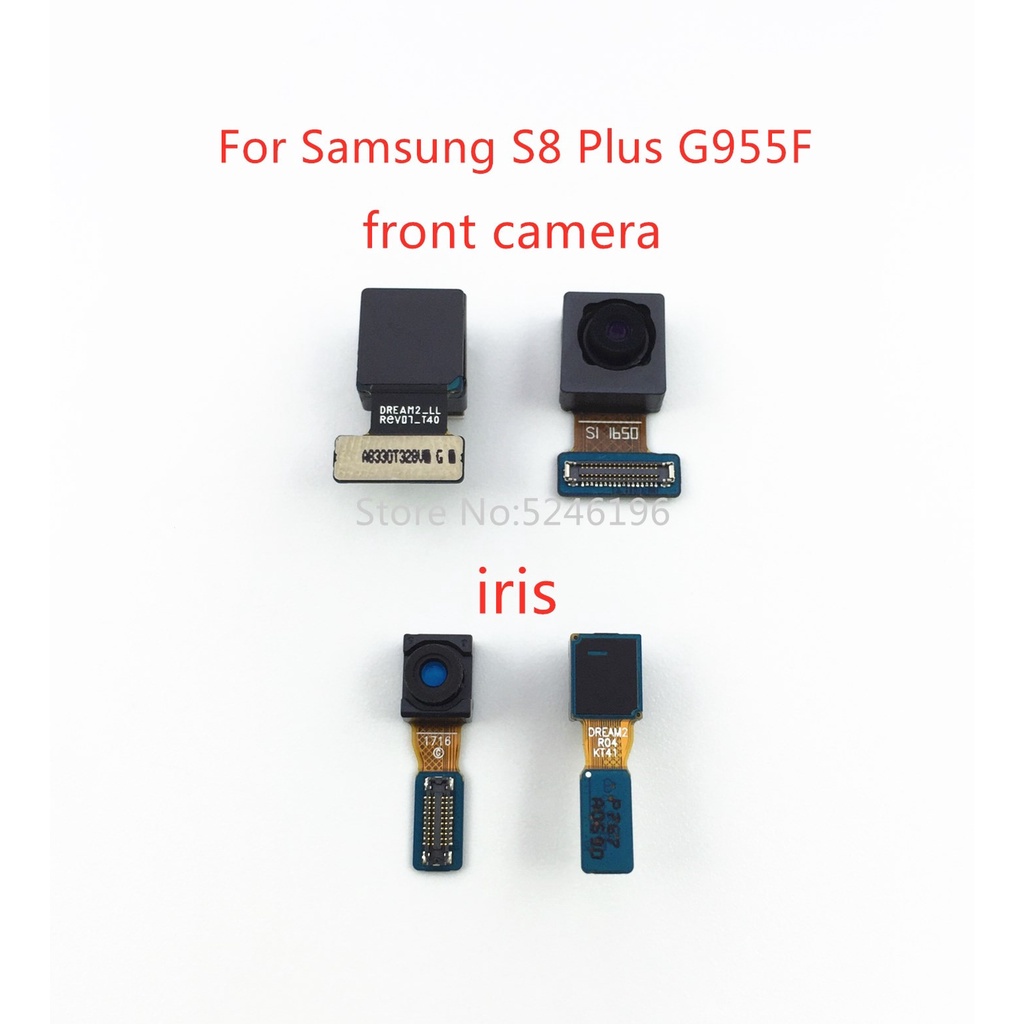 1 ชิ้นกล้องด้านหน้า iris ID โมดูล Flex Cable สําหรับ Samsung Galaxy S8 Plus S8+ G955F G955FD G955N เ