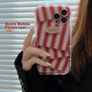 เคสโทรศัพท์มือถือ ลายขวาง ไฮเอนด์ สร้างสรรค์ สําหรับ Iphone 14plus 13 14pro 12 11 13pro max