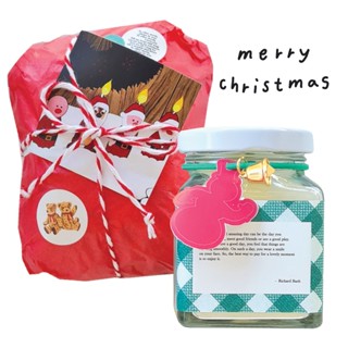 TORIAROMA | GIFTSET ต้าวก้อนแดงกระปุกเทียนหอม XMAS LITTLE JAM CANDLE 45hrs ❤️🎄🎁