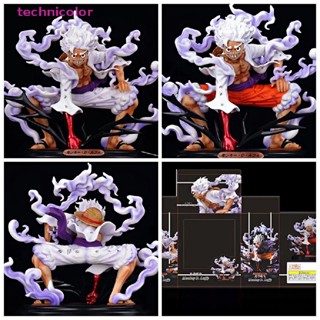 [technicolor] ใหม่ พร้อมส่ง ฟิกเกอร์โมเดล PVC อนิเมะ One Piece Luffy GEAR Nika Sun God 5 ชิ้น