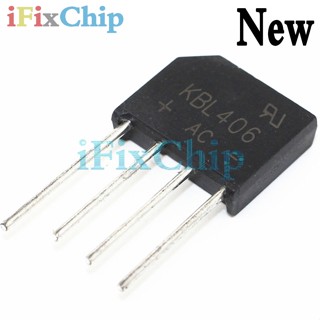 5pcs KBL610 6A 1000V in-line rectifier bridge stack flat bridge rectifier single-phase bridge stack