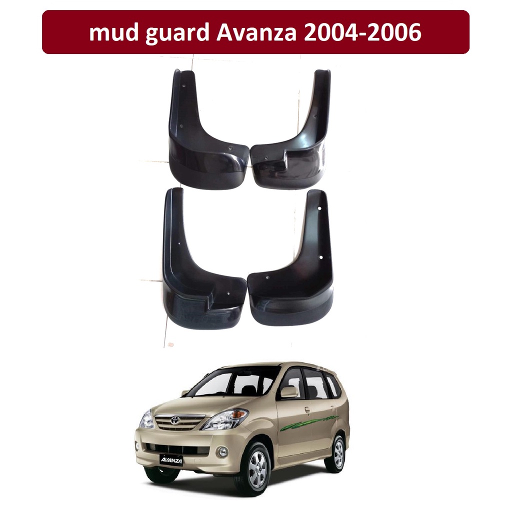 Mud Guard Avanza 2004-2006 ก่อน vvti Avanza ตัวป้องกันล้อ