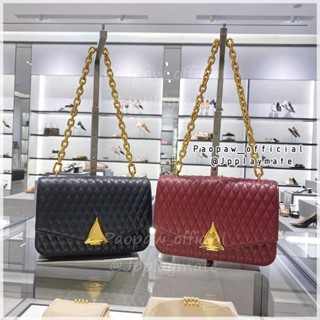 กระเป๋า Charles &amp; Keith รุ่น Quinlynn Metallic Accent Quilted Bag  :  CK2-81210016 แท้จากชอป พร้อมถุงกระดาษ