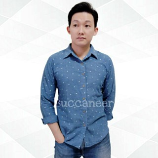 เสื้อเชิ้ตผ้าลาย ผ้าOxford by Buccaneer (สินค้าพร้อมส่ง)