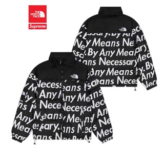 Supreme x Tnf เสื้อแจ็กเก็ตลําลอง ผ้าฝ้าย 100% พิมพ์ลาย Barrage Down 15FW สําหรับผู้ชาย