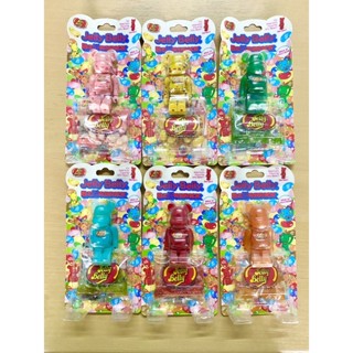 ฟิกเกอร์ bearbrick 100% : Jelly Belly (เจลลี่บีน) ของญี่ปุ่นแท้💯(งาน Medicom toy)