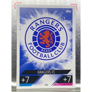 การ์ดนักฟุตบอล 2022/23 Gascoigne Tavernier การ์ดสะสม Rangers FC การ์ดนักเตะ เรนเจอส์ เรนเจอร์ส