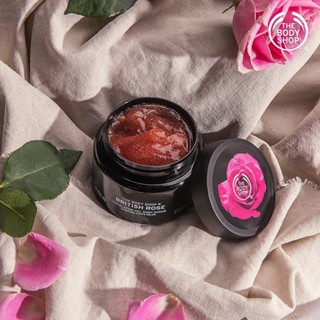 พร้อมส่ง The Body Shop British Rose Gel Body Scrub 250ml