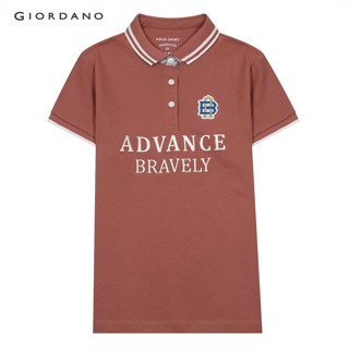 GIORDANO เสื้อโปโลผู้หญิง Womens AB Polo 05312232