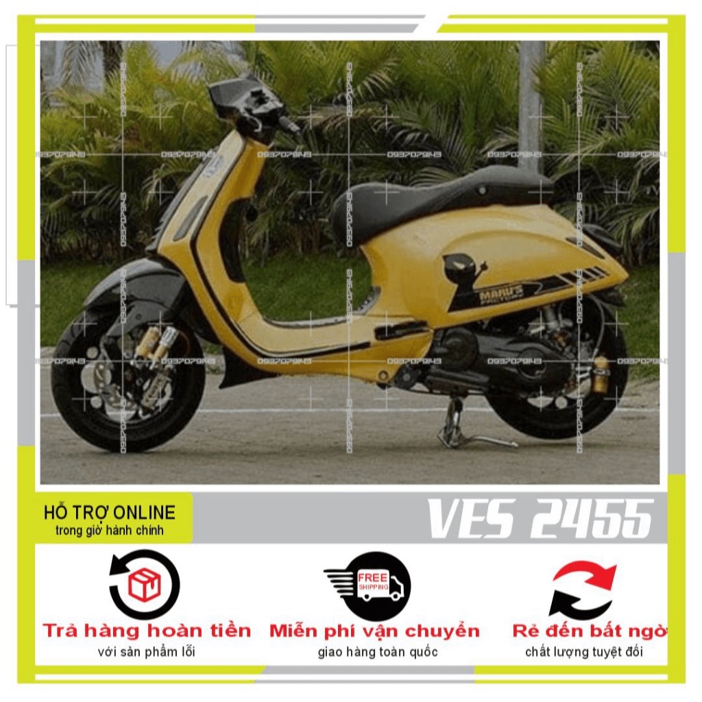 สติ๊กเกอร์เปลี่ยนรูป VESPA MARUS FACTORY