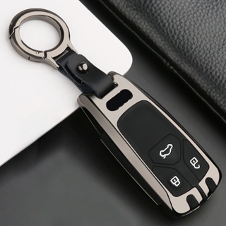 Zinc alloy Silicone Car Key Cover Case For Audi A4 B9 A5 S4 S5 RS5 Q5 8R Q7 4M TT 8S MK3 2015 2016 2017 2018 2019 Access