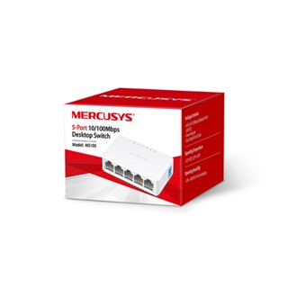 MERCUSYS MS105 5-Port 10/100Mbps Desktop Switch