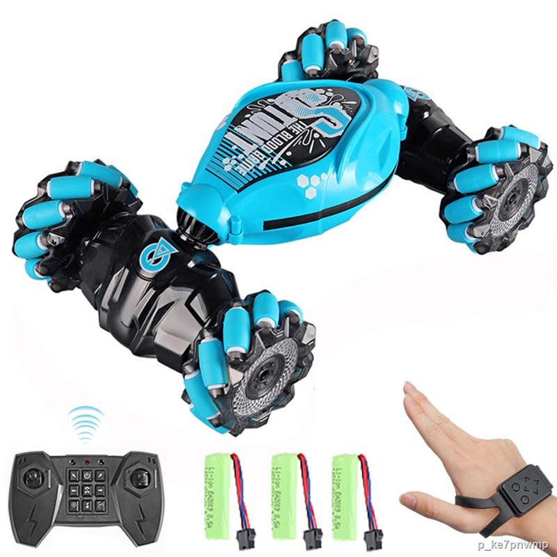 4wd 1:12 Stunt Rc Car With Led Light Gesture Induction Deformation ...