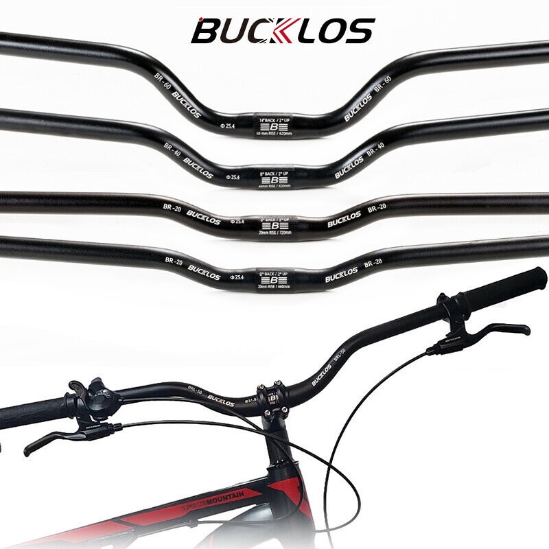 Cycling 105 บาท แฮนด์บาร์ยกรถจักรยาน 25.4 มม เบาพิเศษ แฮนด์บาร์ 31.8 มม 620 660 720 มม สําหรับรถจักรยานเสือภูเขา BMX BUCKLOS Sports & Outdoors