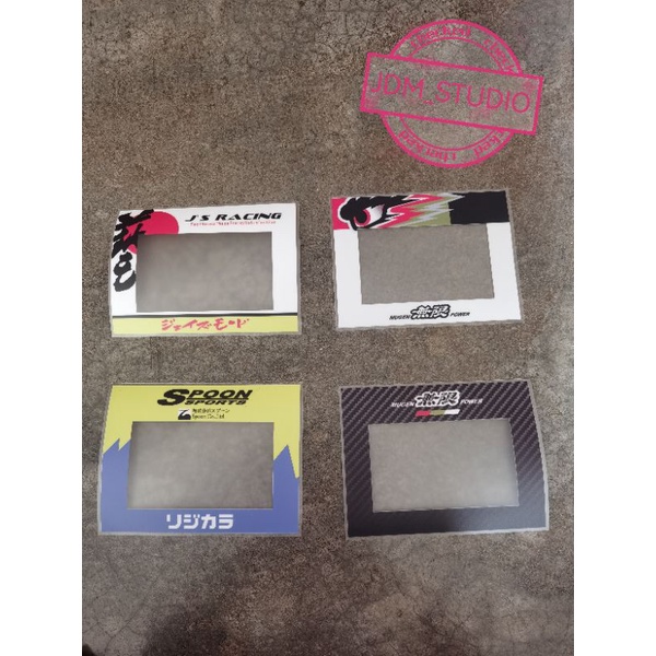 BUY4 -10% JDM HONDA MUGEN ,JSRACING,SPOON สติ๊กเกอร์ ROADTAX ขนาดใหญ่ (ROADTAX LAMA)