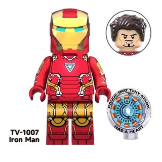 ฟิกเกอร์ซูเปอร์ฮีโร่ Iron Heart Ultron Wanda ของเล่นบล็อกตัวต่อ