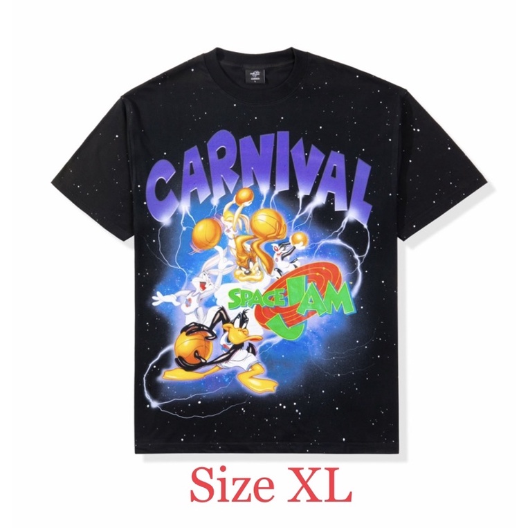 [New แท้!] เสื้อยืด Space Jam x Carnival Size XL (Oversized T-Shirt)